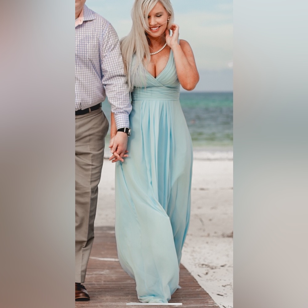 Light blue maxi dress (formal)